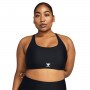 Biustonosz treningowy Under Armour Project Rock All Train Crosback Bra - czarny