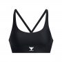 Biustonosz treningowy Under Armour Project Rock All Train Crosback Bra - czarny