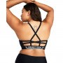 Biustonosz treningowy Under Armour Project Rock All Train Crosback Bra - czarny