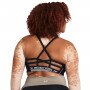 Biustonosz treningowy Under Armour Project Rock All Train Crosback Bra - czarny
