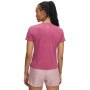 mini: Damska koszulka do biegania Under Armour UA Launch Shortsleeve - różowa (2)