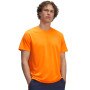 UNDER ARMOUR Męska koszulka do biegania Under Armour UA Launch Shortsleeve  pomarańczowa Pomarańczowy