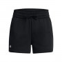 mini: Damskie spodenki dresowe Under Armour Rival Fleece Short - czarne (5)