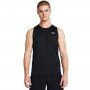 UNDER ARMOUR Męski top treningowy Under Armour UA Tech Tank  czarny  Czarny
