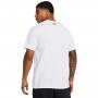 Męski t-shirt z nadrukiem Under Armour UA Foundation Short Sleeve - biały
