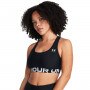UNDER ARMOUR Biustonosz treningowy Under Armour UA HG Mid Branded  czarny Czarny