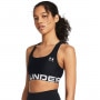 Biustonosz treningowy Under Armour UA HG Mid Branded - czarny