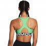 Biustonosz treningowy Under Armour UA HG Mid Branded - zielony