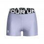 Damskie legginsy krótkie treningowe Under Armour UA HG Shorty - fioletowe