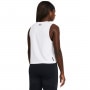 Damski top treningowy Under Armour Vanish Energy Crop Tank - biały 