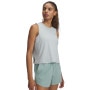 UNDER ARMOUR Damski top treningowy Under Armour Vanish Energy Crop Tank  szary Szary