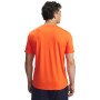 Męska koszulka treningowa Under Armour Vanish Energy SS - pomarańczowa