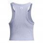 Damski top treningowy Under Armour Meridian Rib Crop Tank - fioletowy 