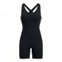 Damski kombinezon treningowy Under Armour Meridian Shorts Bodysuit - czarne
