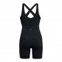 Damski kombinezon treningowy Under Armour Meridian Shorts Bodysuit - czarne