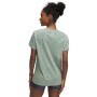 Damska koszulka treningowa Under Armour Tech SSV- Twist - zielona
