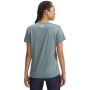 mini: Damska koszulka treningowa Under Armour Tech SSV- Twist - zielona (2)