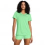 UNDER ARMOUR Damska koszulka treningowa Under Armour Tech SSV Twist  zielona Zielony