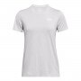 Damska koszulka treningowa Under Armour Tech SSC- Twist - szara 