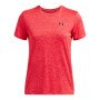 Damska koszulka treningowa Under Armour Tech SSC- Twist - czerwona