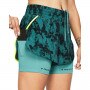 Damskie spodenki treningowe Under Armour Project Rock Flex St Pt - zielone