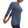 Damski longsleeve treningowy Under Armour Vanish Seamless Loose Ls - niebieski
