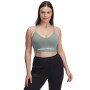 Damski biustonosz treningowy Under Armour Vanish Seamless Low Bra - zielony