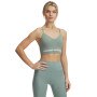 Damski biustonosz treningowy Under Armour Vanish Seamless Low Bra - zielony