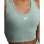 Biustonosz treningowy Under Armour Vanish Seamless Mid Bra - zielony