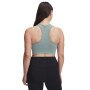 Biustonosz treningowy Under Armour Vanish Seamless Mid Bra - zielony