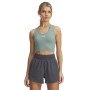 Biustonosz treningowy Under Armour Vanish Seamless Mid Bra - zielony