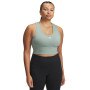 Biustonosz treningowy Under Armour Vanish Seamless Mid Bra - zielony