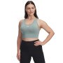 Biustonosz treningowy Under Armour Vanish Seamless Mid Bra - zielony