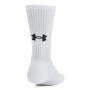 mini: Skarpetki treningowe uniseks (3-pack) Under Armour UA Training Cotton - białe (3)