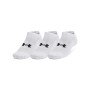 Skarpetki treningowe uniseks (3-pack) Under Armour UA Training Cotton - białe
