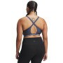 Biustonosz treningowy Under Armour UA Crossback Low Bra - szary
