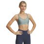 Biustonosz treningowy Under Armour UA Crossback Low Bra - zielony