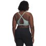 Biustonosz treningowy Under Armour UA Crossback Low Bra - zielony