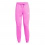 Damskie spodnie treningowe Under Armour Armour Fleece Jogger - różowe