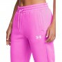 Damskie spodnie treningowe Under Armour Armour Fleece Jogger - różowe