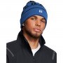 UNDER ARMOUR Męska czapka zimowa Under Armour M Halftime Pom Beanie  niebieska Niebieski