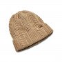 UNDER ARMOUR Damska czapka zimowa Under Armour W Halftime Cable Knit Beanie  brązowa Brązowy