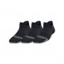 Obrazek dla: UNDER ARMOUR Damskie skarpetki treningowe (3pack) Under Armour Womens UA Breathe  czarne  one size Czarny