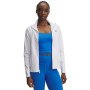 UNDER ARMOUR Damski longsleeve treningowy rozpinany Under Armour Motion Jacket Emea  biały Biały