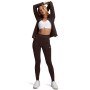 Damski longsleeve treningowy rozpinany Under Armour Motion Jacket Emea - brązowy
