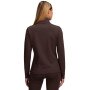 Damski longsleeve treningowy rozpinany Under Armour Motion Jacket Emea - brązowy