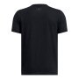 Chłopięcy t-shirt z nadrukiem Under Armour UA Boxed Sports - czarna