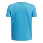 Chłopięcy t-shirt z nadrukiem Under Armour UA Boxed Sports - niebieska