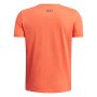 Chłopięcy t-shirt z nadrukiem Under Armour UA Boxed Sports - czerwona