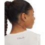 mini: Damska koszulka do biegania Under Armour UA Trail Run SS - biała (3)